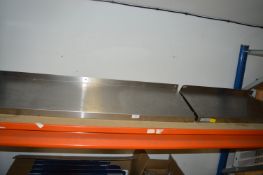 *Two Stainless Steel Shelves 4ft and 2ft