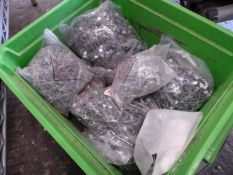 * contents of box - very large quantity of clout nails