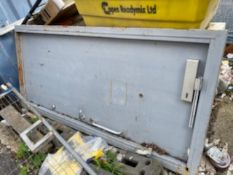 * Very heavy duty security door in heavy steal frame