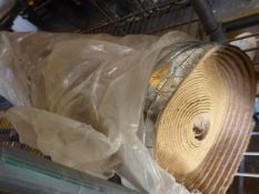 * roll of heavy duty foil backed rubber floor underlay 10sm