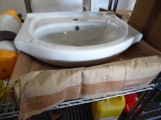 * New hand basin 550mm boxed