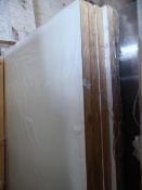 * 4 x white faced fire doors 687 x 1980 x 440