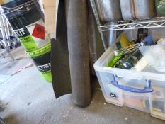 * large quantity of GRP and other roofing materials