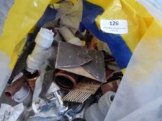 * large bag various plumbing fittings