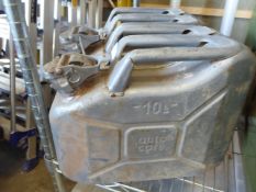 * 2 x small metal 10L jerry cans