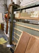 * Holzher 3 phase vertical wall mounted panel saw.