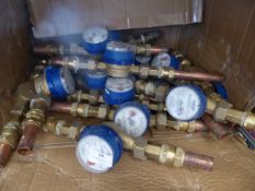 * large quantity of gas meters