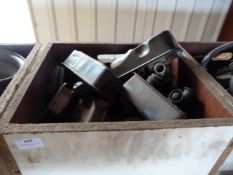 *Box of Assorted Fuel Reservoirs, Carburetors, etc