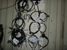 *Rack Containing Various Hayter Cables, etc.