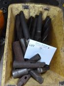 *Box of Morse Taper Drill Bits and Sleeves