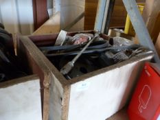 *Box of Belts, Pulley, and Assorted Engine Parts