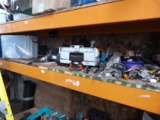 *Contents of Shelf; Chainsaw and Lawnmower Spares,