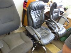 *Three Gas-Lift Office Chairs