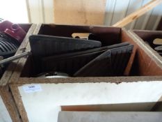 *Box of End Caps, Tread Plates, etc.