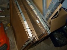 *Ten 1x1m Steel Shelves