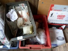 *Box of Fixings, Filter, Connections, etc.