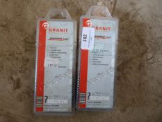 *Two Granit Endurance Saw Chains Part No. 55221248