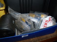 *Box of Trailer Accessories, Pins, Plugs, etc.