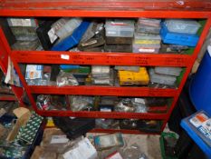 *Four Tier Shelving Unit and Contents of Various N
