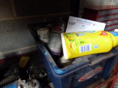 *Box of Aerosols and Other Items