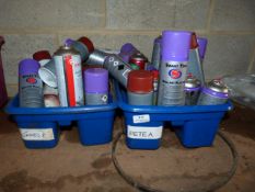 *Two Trays of Various Aerosols