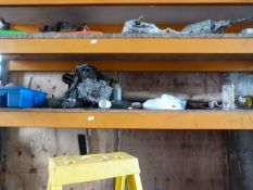 *Contents of Shelf; Chainsaw and Lawnmower Spares,