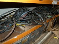 *Shelf Containing Various Pulleys and Rubber Band,