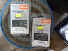 *Two Stihl Oilomatic 3 Saw Chains 39980030047