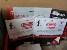 *Three Oregon Strimmer Blades