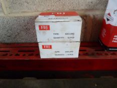 *Two Boxes of 10 FBJ Type 6203-R2S Bearings