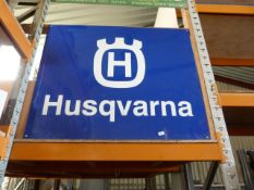 *Large Husqvarna Sign