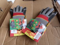 *Two Pairs of Gardening Gloves Size: 10