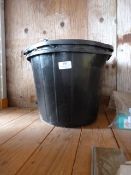 *Two Black Plastic Buckets