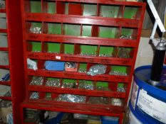 *Movable Pigeon Hole Rack and Contents Various of