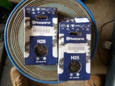 *Two Husqvarna H25 Saw Chains