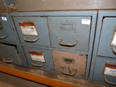 *Set of Four Engineers Drawers and Contents