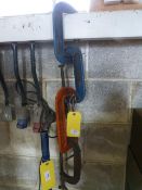 *Four Assorted G-Clamps