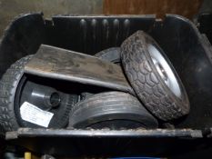 *Two Buckets of Various Wheels, Guards and Other L