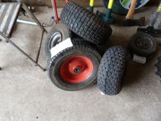 *Quantity of Lawnmower Tyres and Wheels
