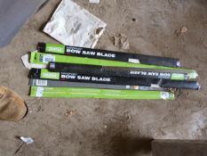 *Six Bow Saw Blades (various lengths)