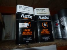 *2x 500ml of Plus Gas Formula A