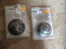 *Two Stihl Autocut C4-2 Strimmer Attachment