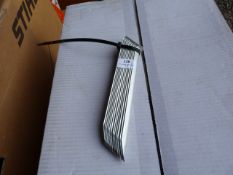 *Twelve Galvanised Garden Stakes