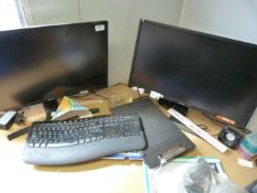 *Two Samsung Computer Monitors