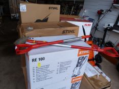 *Two Wolf Garten Handles (one with head)