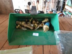 *Dustpan Containing Pipe Connectors and a Stop Tap