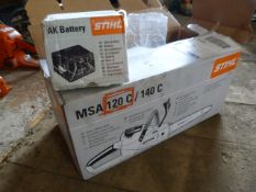 *Stihl Chainsaw MSA120C/140C with Battery