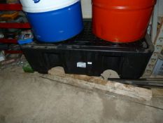 *Sealey Two Drum Barrel Bund 130x75x44cm