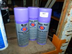 *Three Tins; Blast Dressing, Silicone Spray and Sm