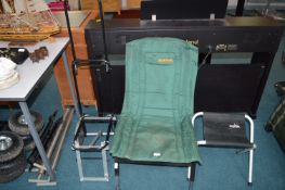 Max Folding Fishing Chair plus Rango Folding Stool